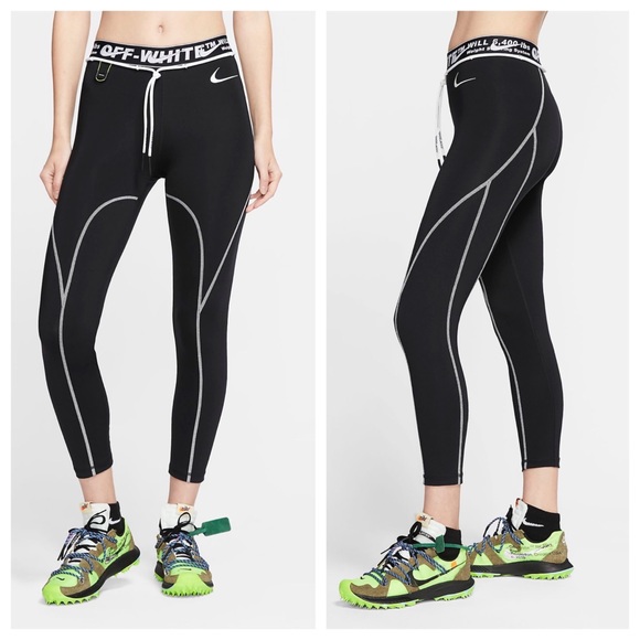 nike off white running tights